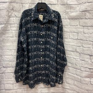 FUBU The Collection MC Button Down Long Sleeve 2XL